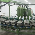 PU veiligheidsschoen maken machine DIP-schoen banaan type productielijn